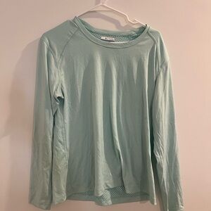 Columbia Mint Green Long Sleeve Shirt